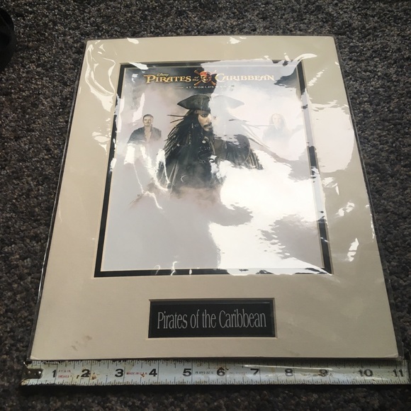 Disney Pirates of the Caribbean Matted Photo - Picture 7 of 8